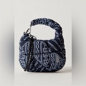 Free People quilted Printed Micro Pouch